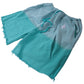 Hoodie Shorts (Turquoise Fade)