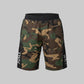 PATCHWORK DENIM SHORTS (Black)