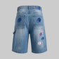 Y2K CARPENTER SHORTS (BLUE)