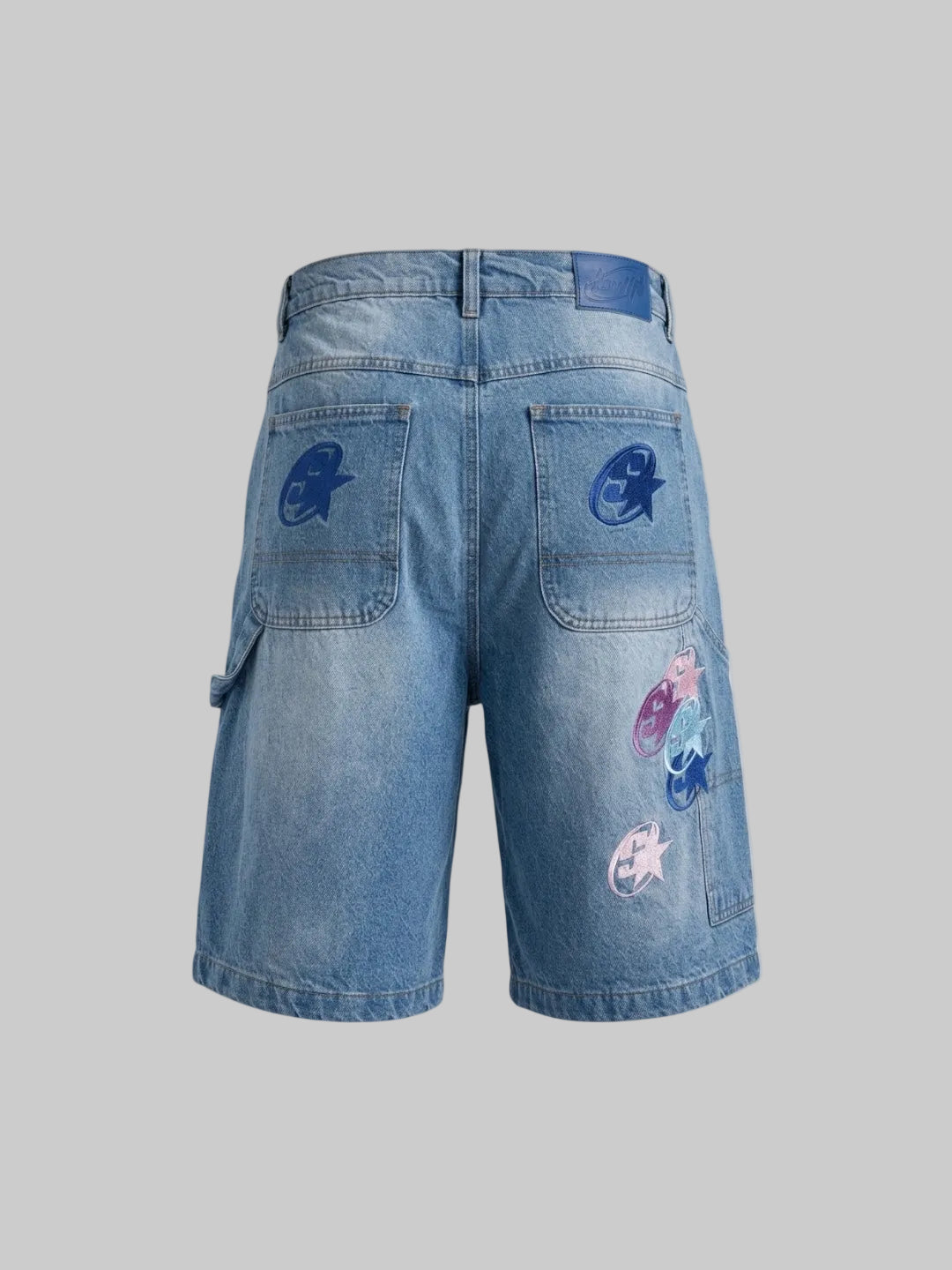Y2K CARPENTER SHORTS (BLUE)