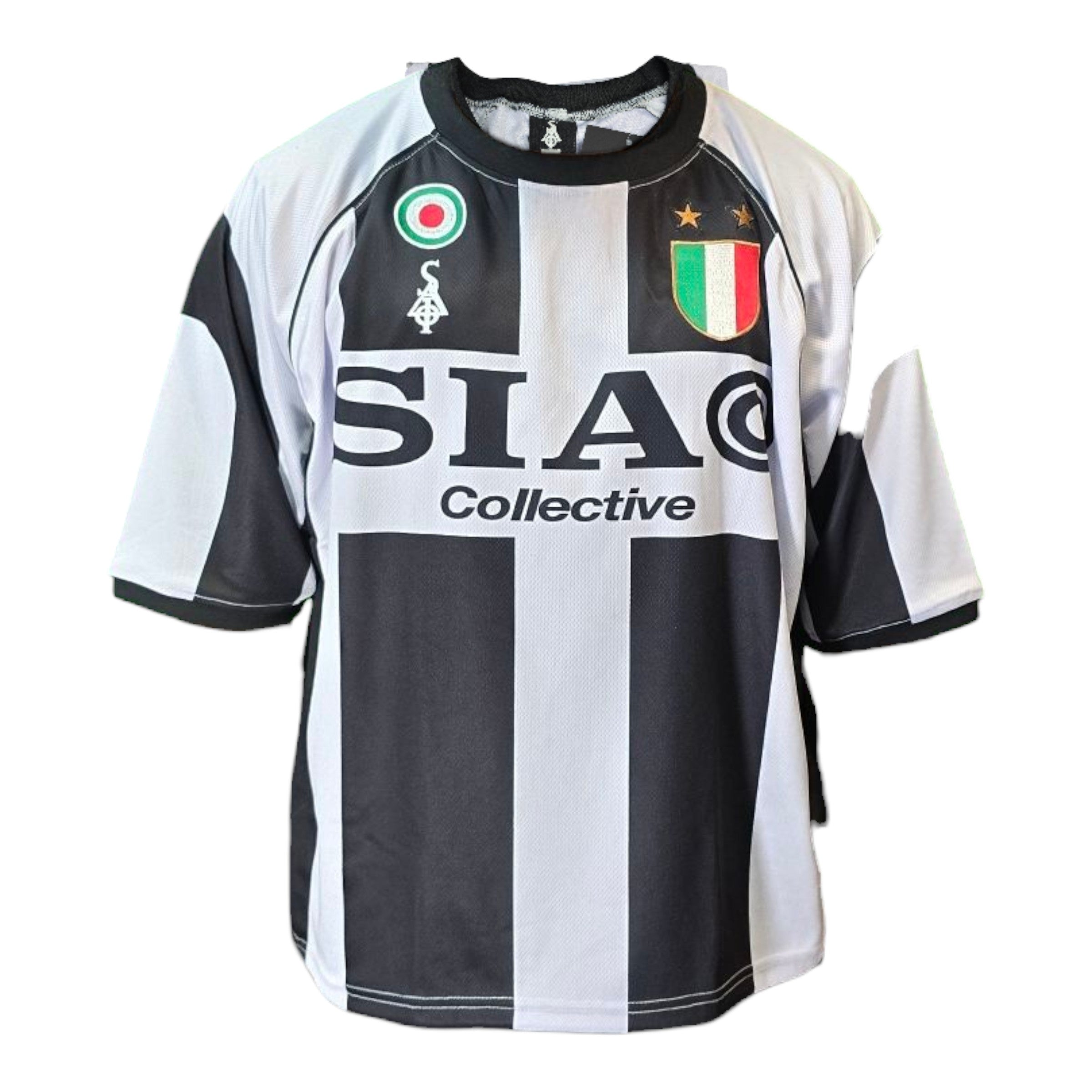 FW/24 SIA REF BLACK AND WHITE SOCCER JERSEY