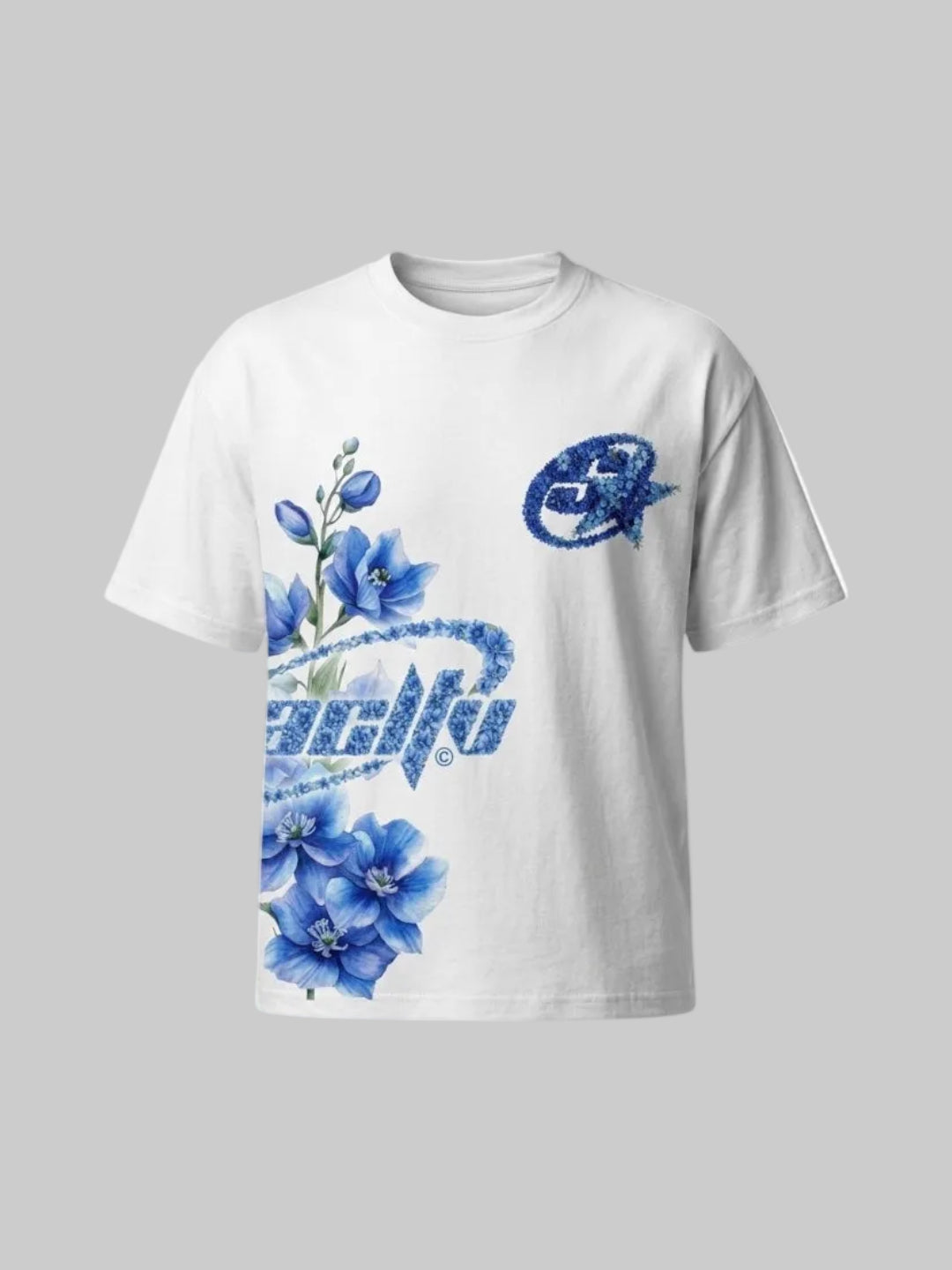 T-SHIRT *IN HOUSE* (Delphinium Floral)