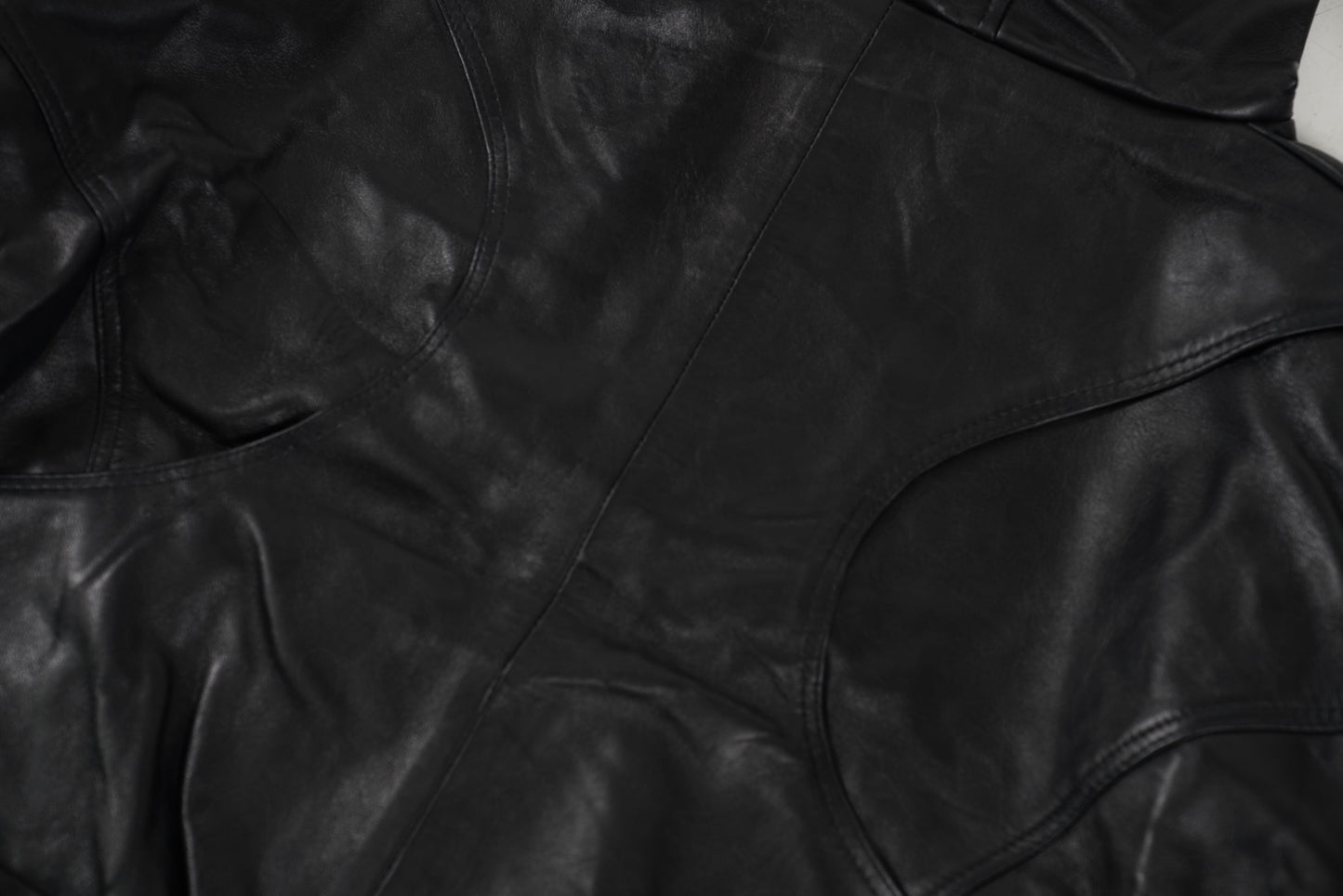 ALIEN LEATHER HOODIE (ALLBLACK)