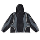 LEATHER TRACK HOODIE (Shadow)