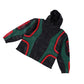 LEATHER TRACK HOODIE (RBG)