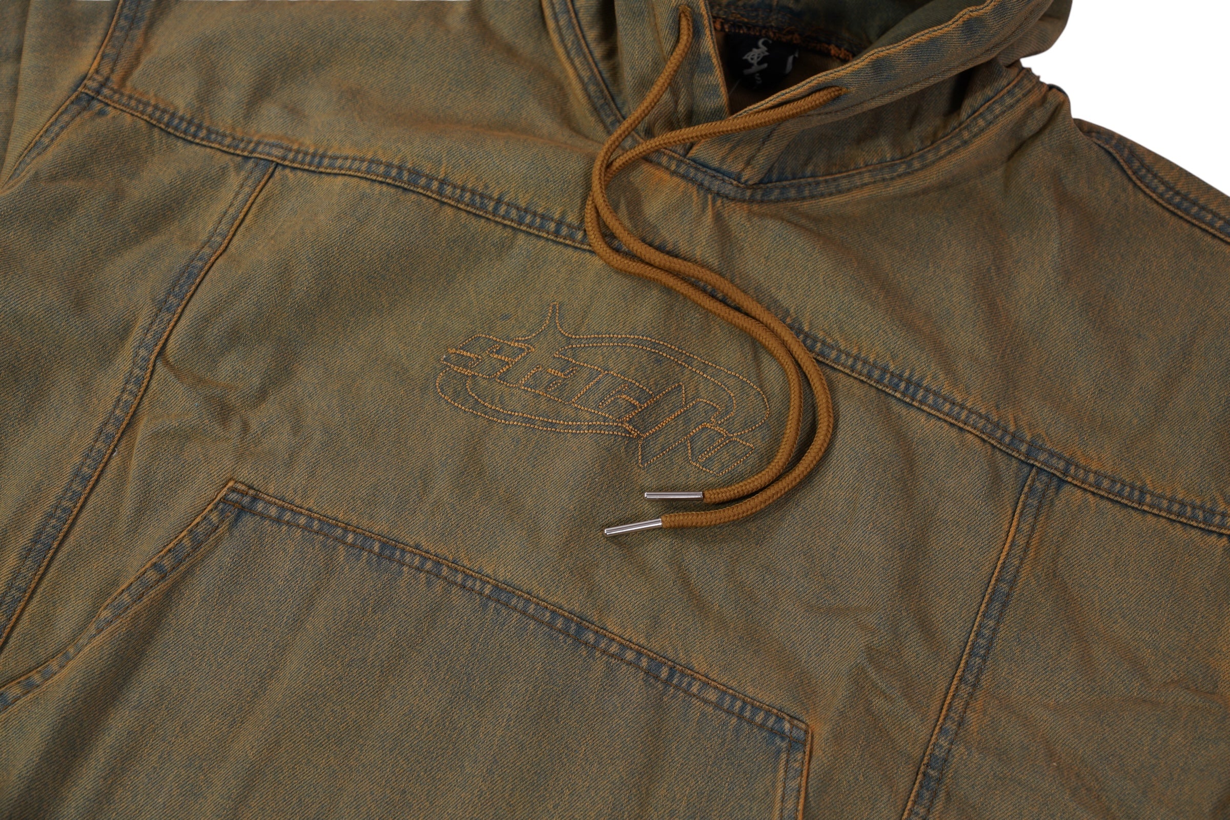 Denim Hoodie (Dirty Wash)