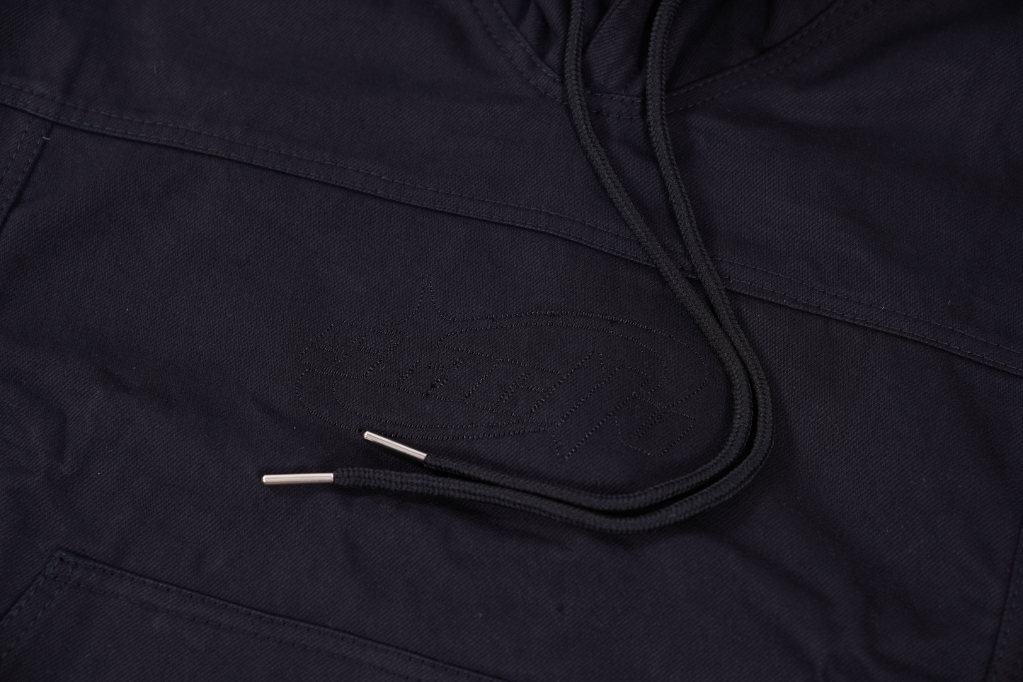 Denim Hoodie (Black)