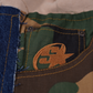 PATCHWORK DENIM SHORTS (Blue)
