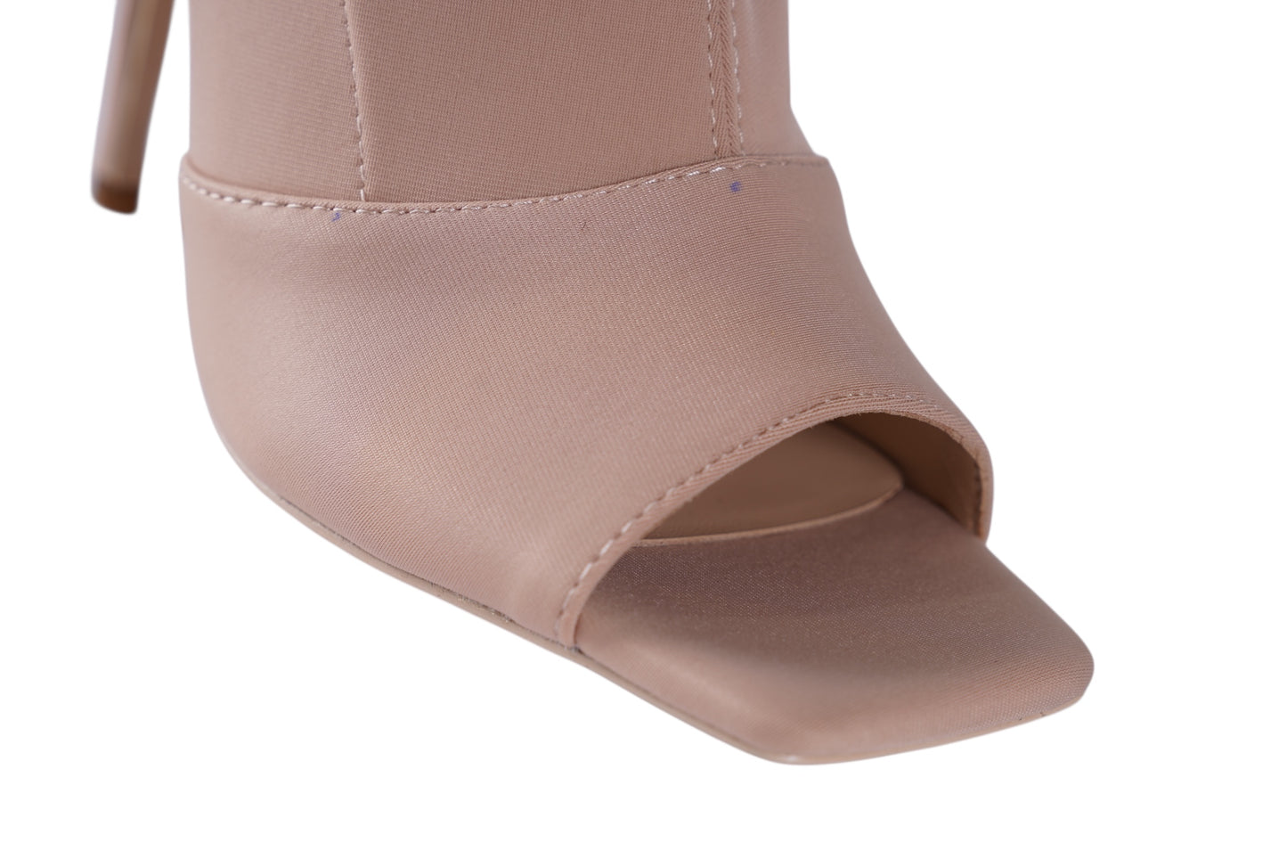 SIA HER NEOPRENE PEEP TOE BOOTIES (Beige)