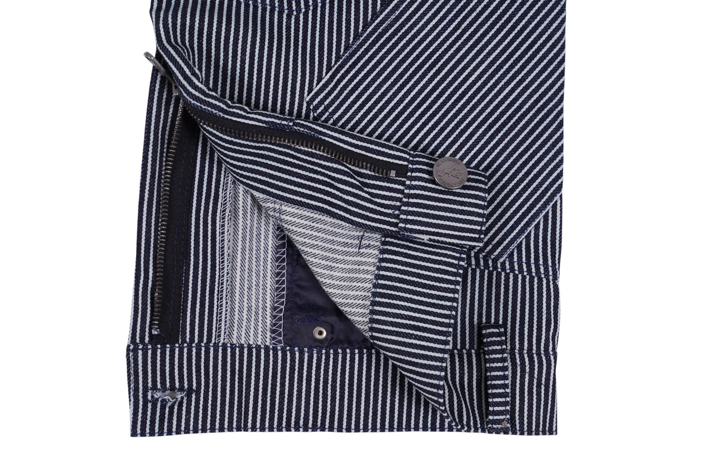 Conductor Denim Upside Down Pants (Navy)