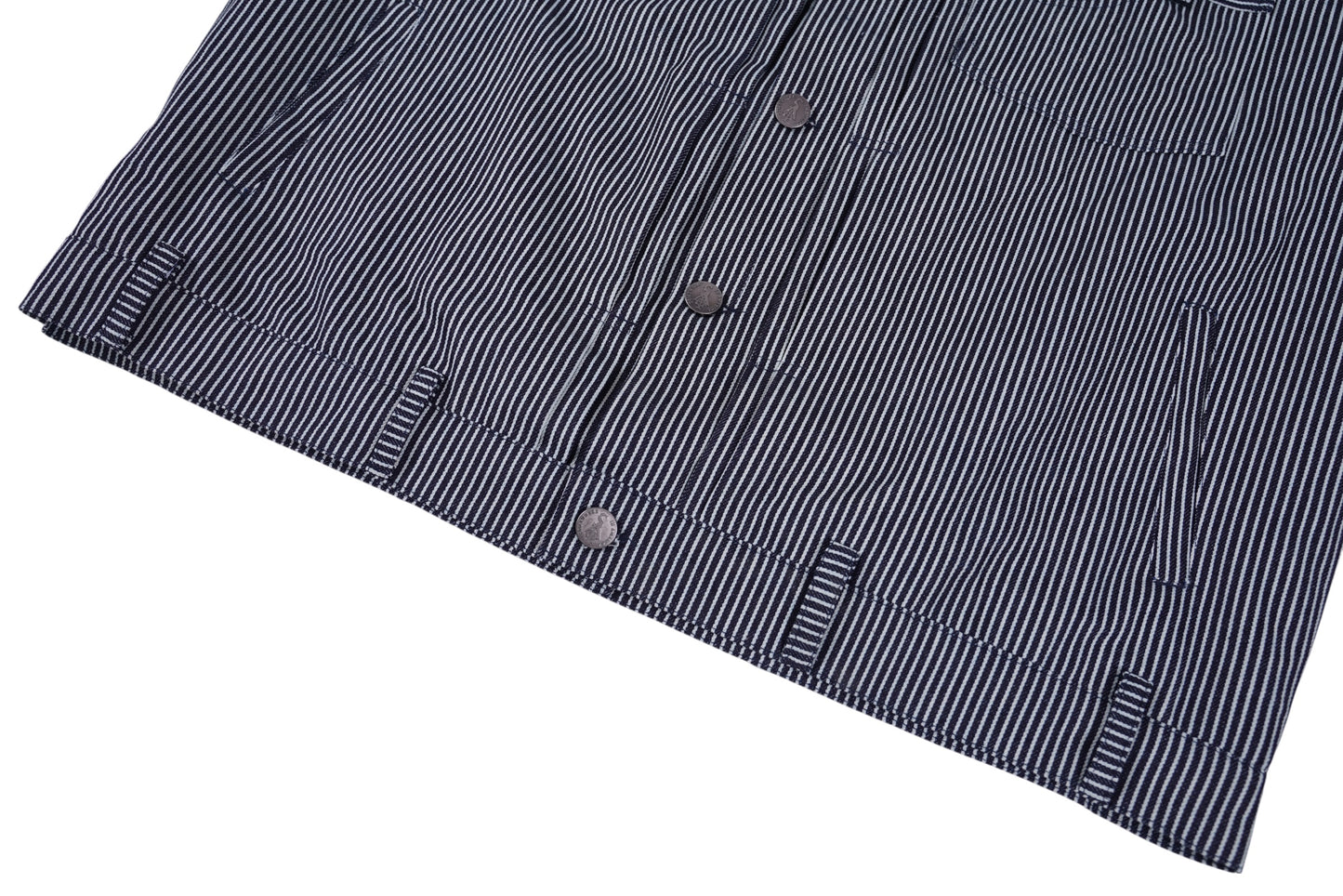 Conductor Denim Upside Down Jacket (Navy)