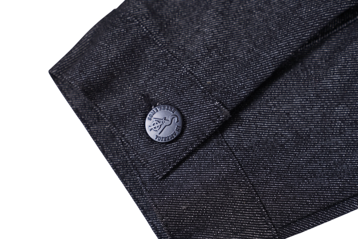 SIAVISU DENIM HOODIE (Black)