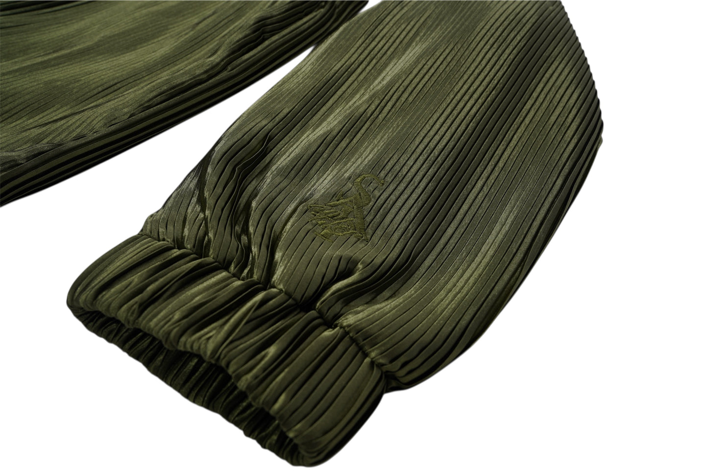 SIA HER RELAXED PLISSE JACKET (OLIVE)