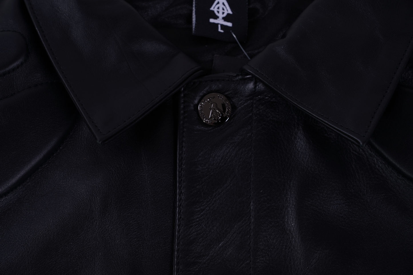 LEATHER MOTO JACKET (BLACK)
