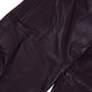 LEATHER MOTO PADDED PANTS (BURGUNDY)