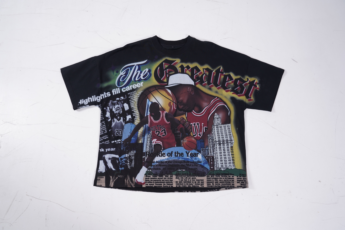 Oversized Art Tee (G.O.A.T) -BLACK