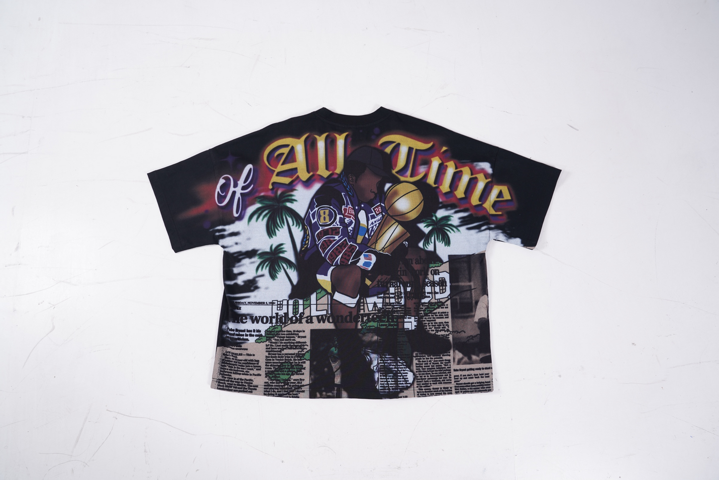 Oversized Art Tee (G.O.A.T) -BLACK