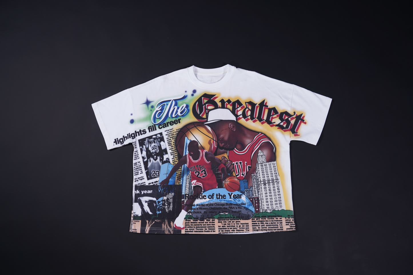 Oversized Art Tee (G.O.A.T.) - White