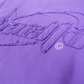Distressed Relaxed Hoodie (Purple)