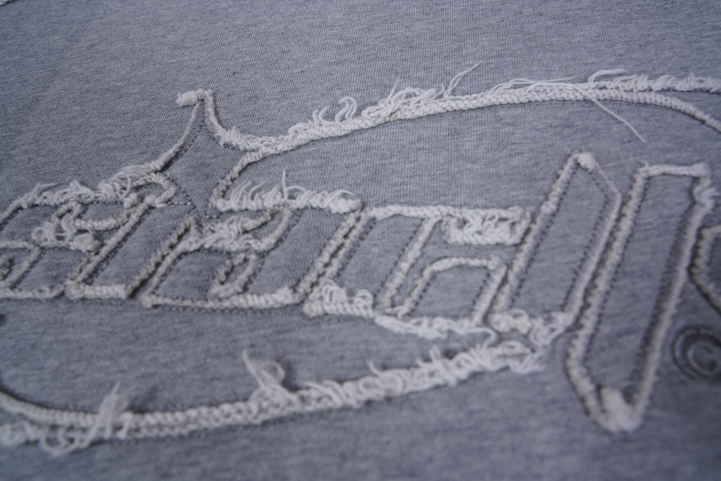 Distressed Relaxed Hoodie (Gray)