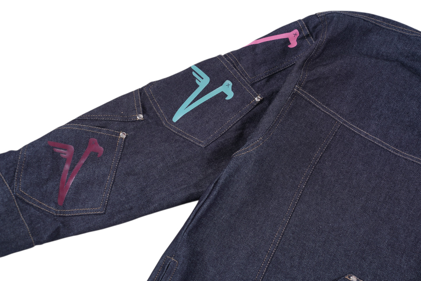 SIAVISU DENIM HOODIE (Blue)