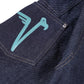 SIAVISU DENIM HOODIE (Blue)