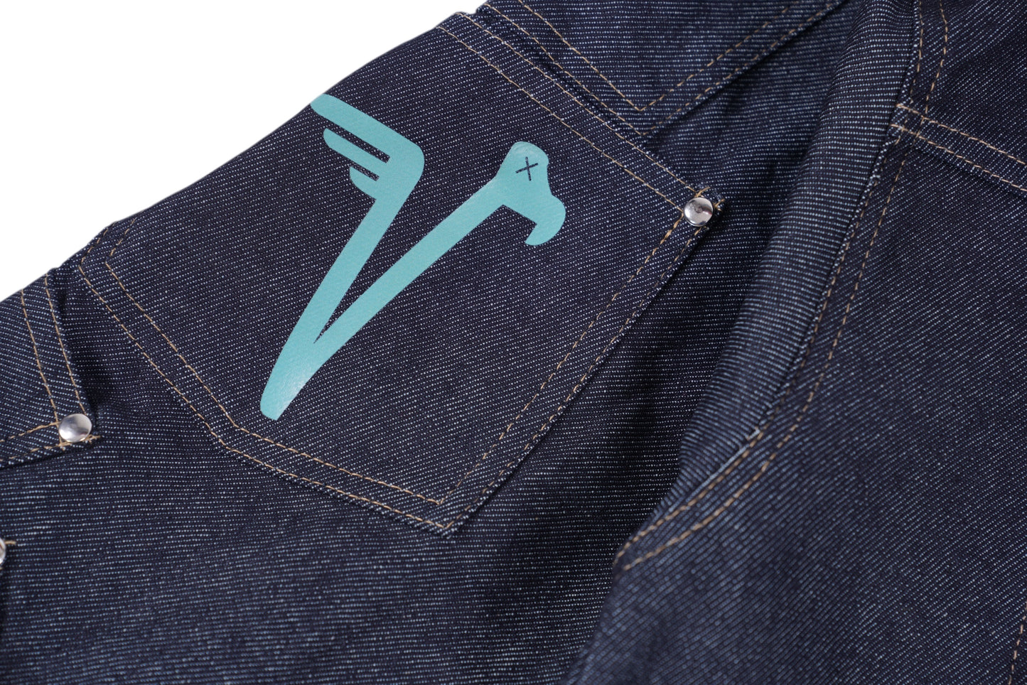 SIAVISU DENIM HOODIE (Blue)