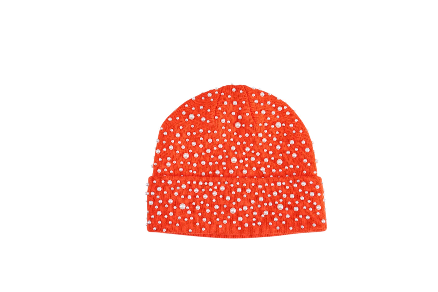 STREET CROWN PEARL BEANIE  (ORANGE HARVEST)