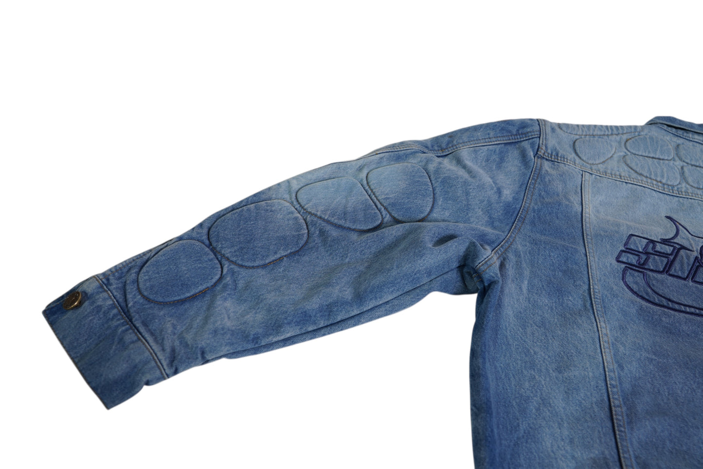 MOTO DENIM JACKET (BLUE)