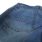 MOTO DENIM PADDED PANTS (BLUE)
