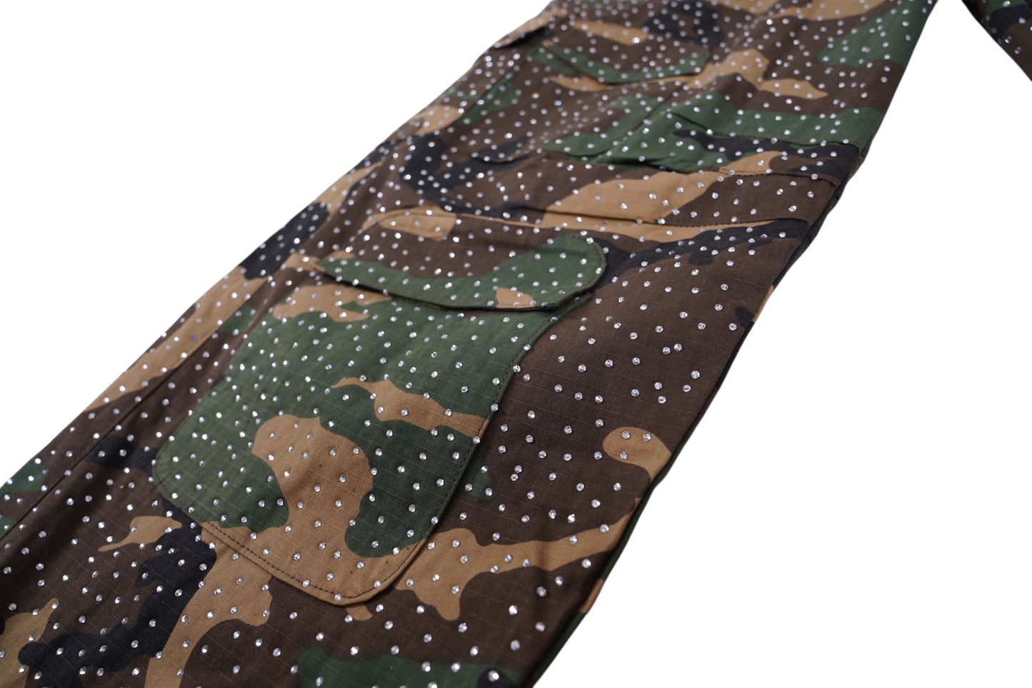 SIA HER DIAMOND DUTY CAMO CARGO PANTS