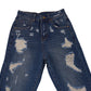 SIA HER DISTRESSED BOYFRIEND JEANS