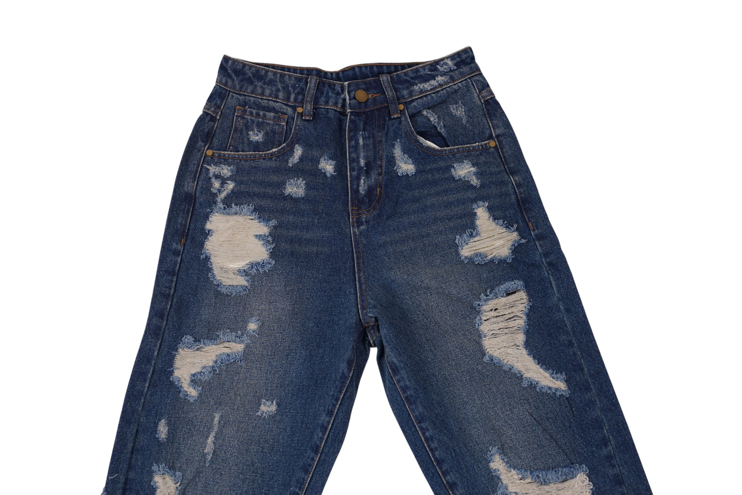 SIA HER DISTRESSED BOYFRIEND JEANS