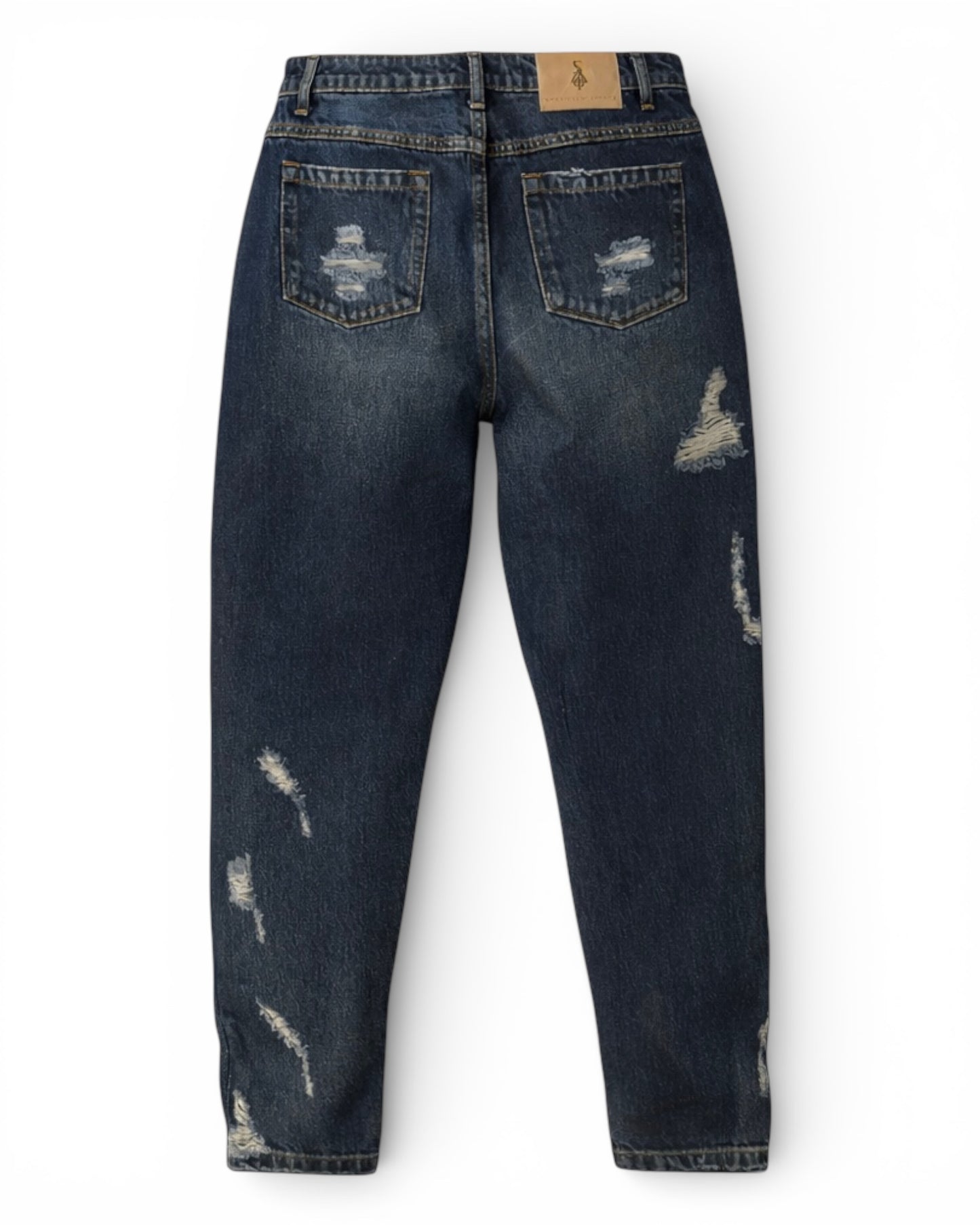 SIA HER DISTRESSED BOYFRIEND JEANS