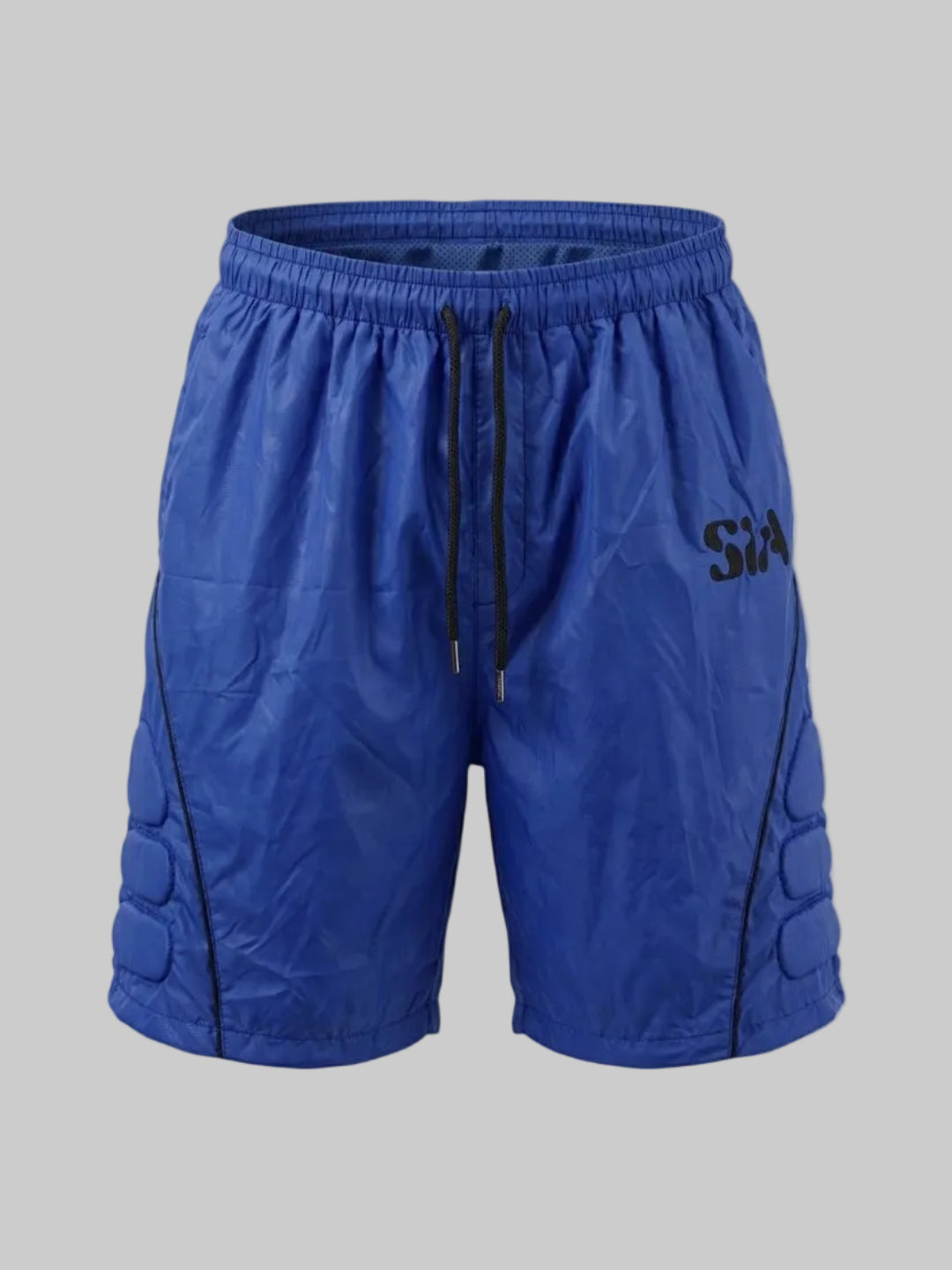 PADDED WINDBREAKER SHORTS (BLUE)