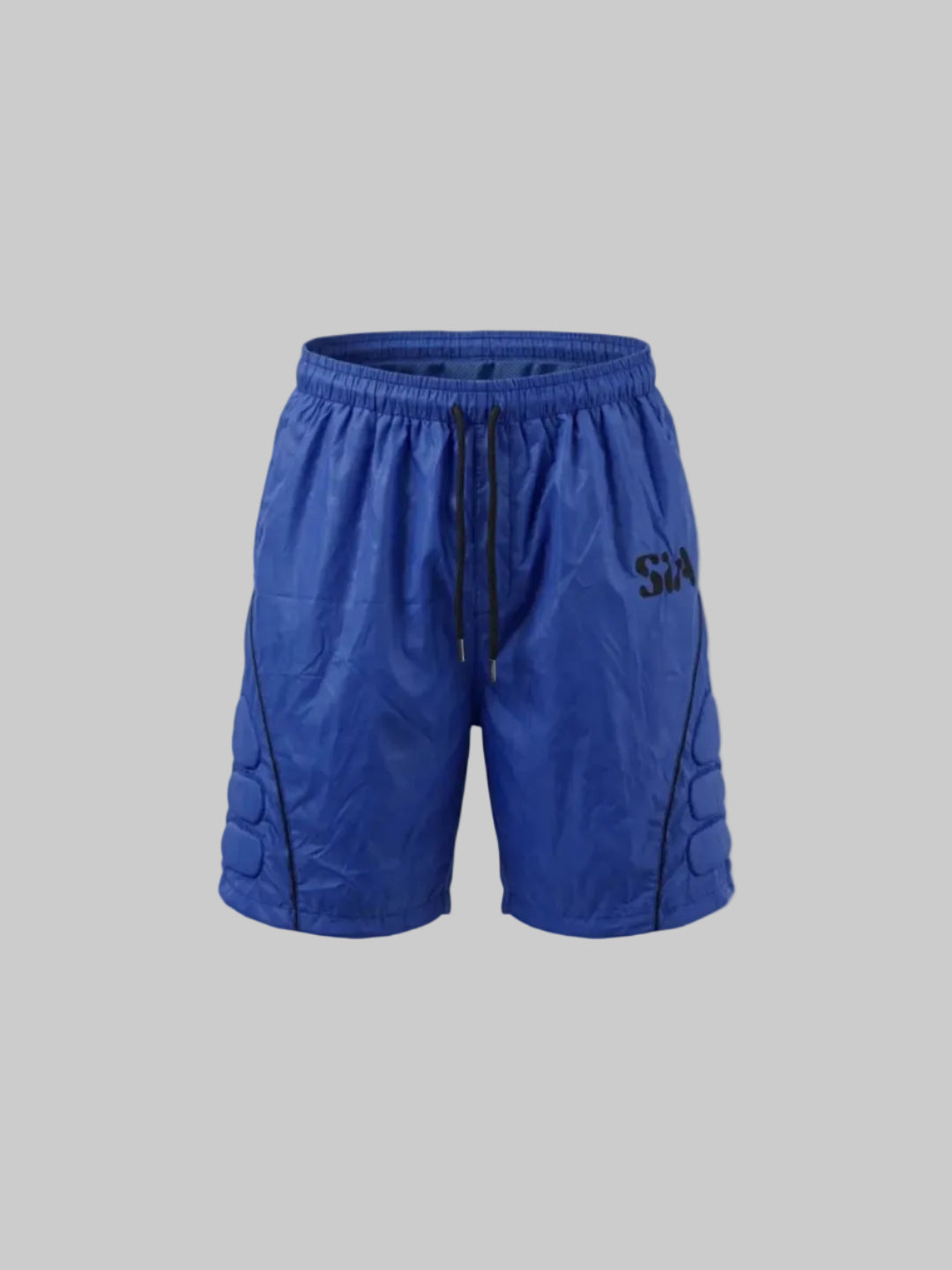 PADDED WINDBREAKER SHORTS (BLUE)