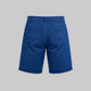 Patchwork Denim Shorts (Blue)