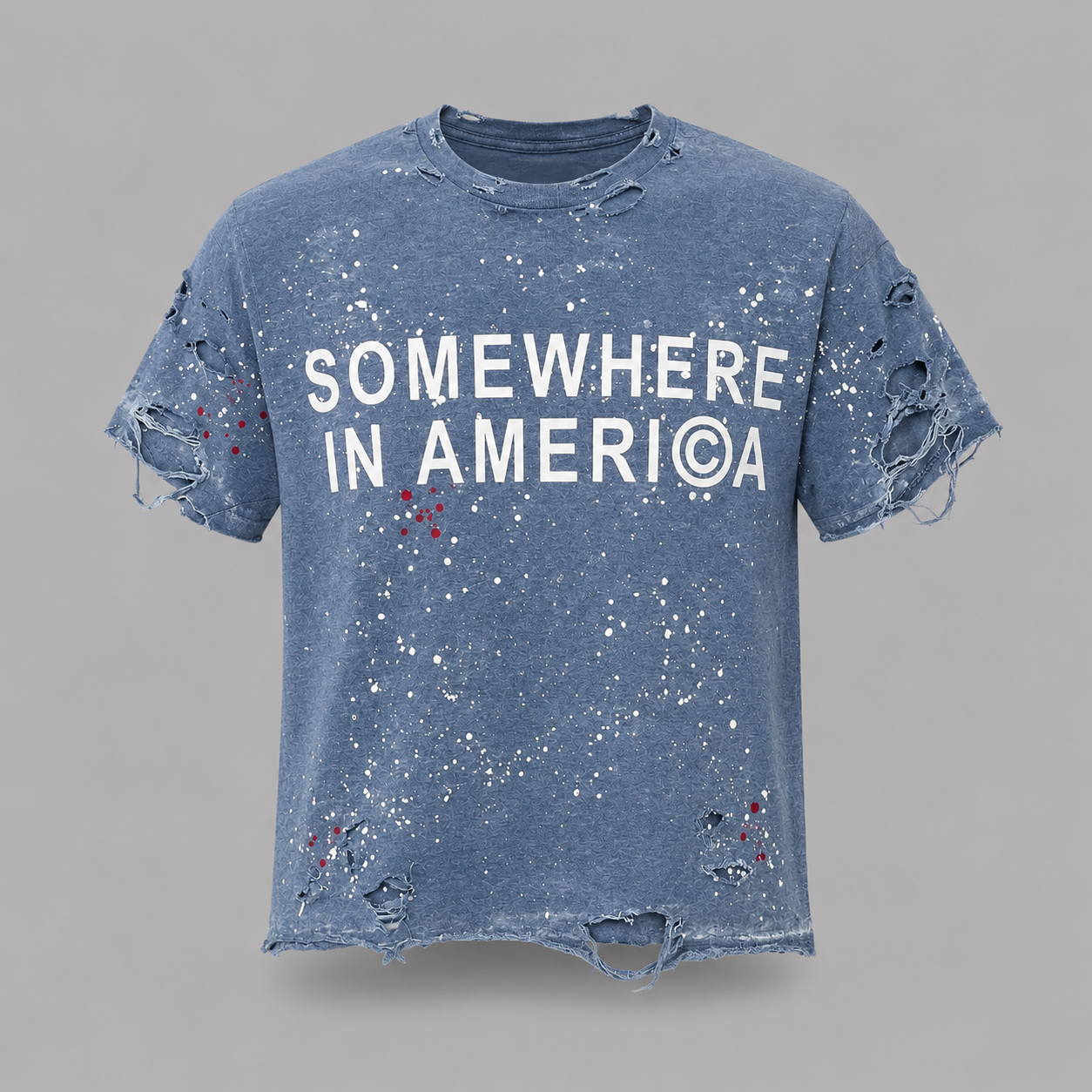 SIA Signature Handcrafted T-Shirt (Denim Blue)