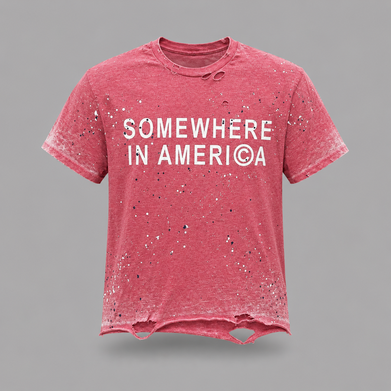 SIA Signature Handcrafted T-Shirt (Crimson Red)