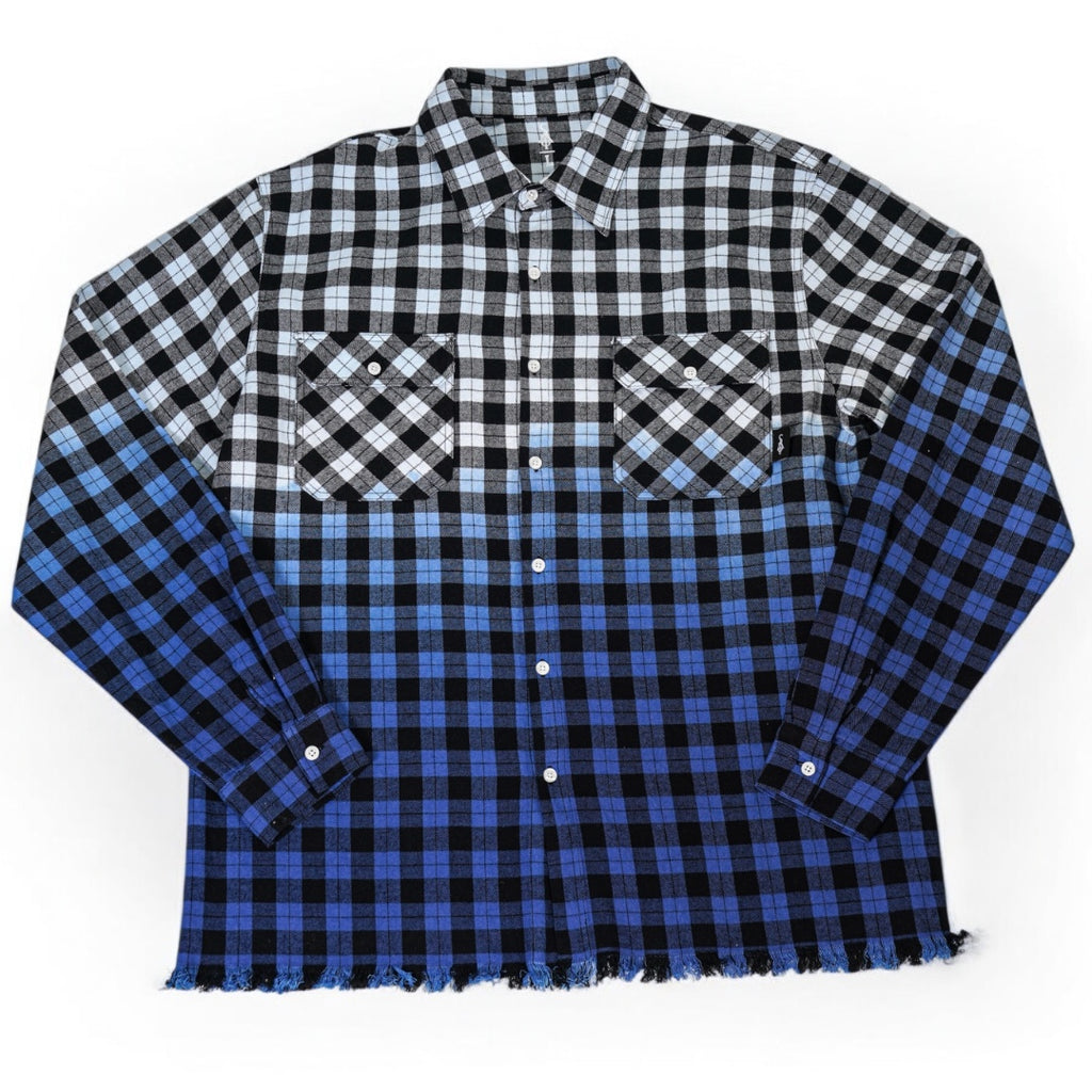 FW/24 SIA "BLUE" OMBRE FLANNEL