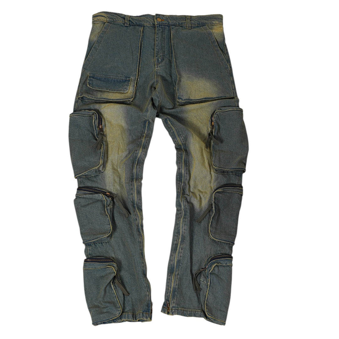 FW/24 SIA "DIRTY WASH" ULTIMATE CARGO PANTS