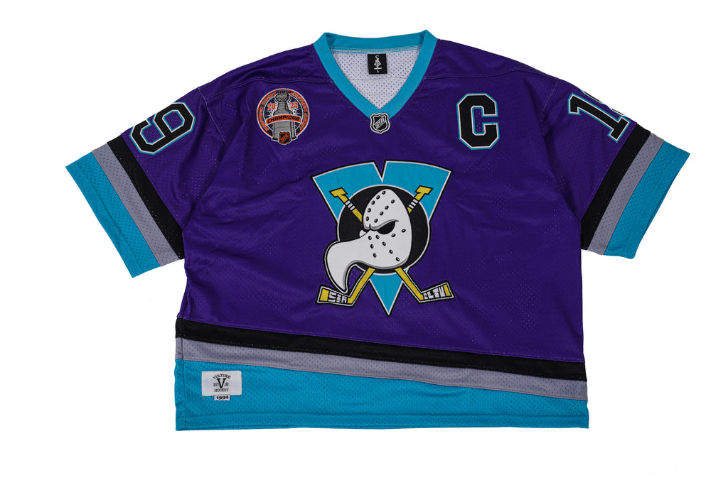 SIA MIGHTY VULTURES "PURPLE" BOX CUT HOCKEY JERSEY