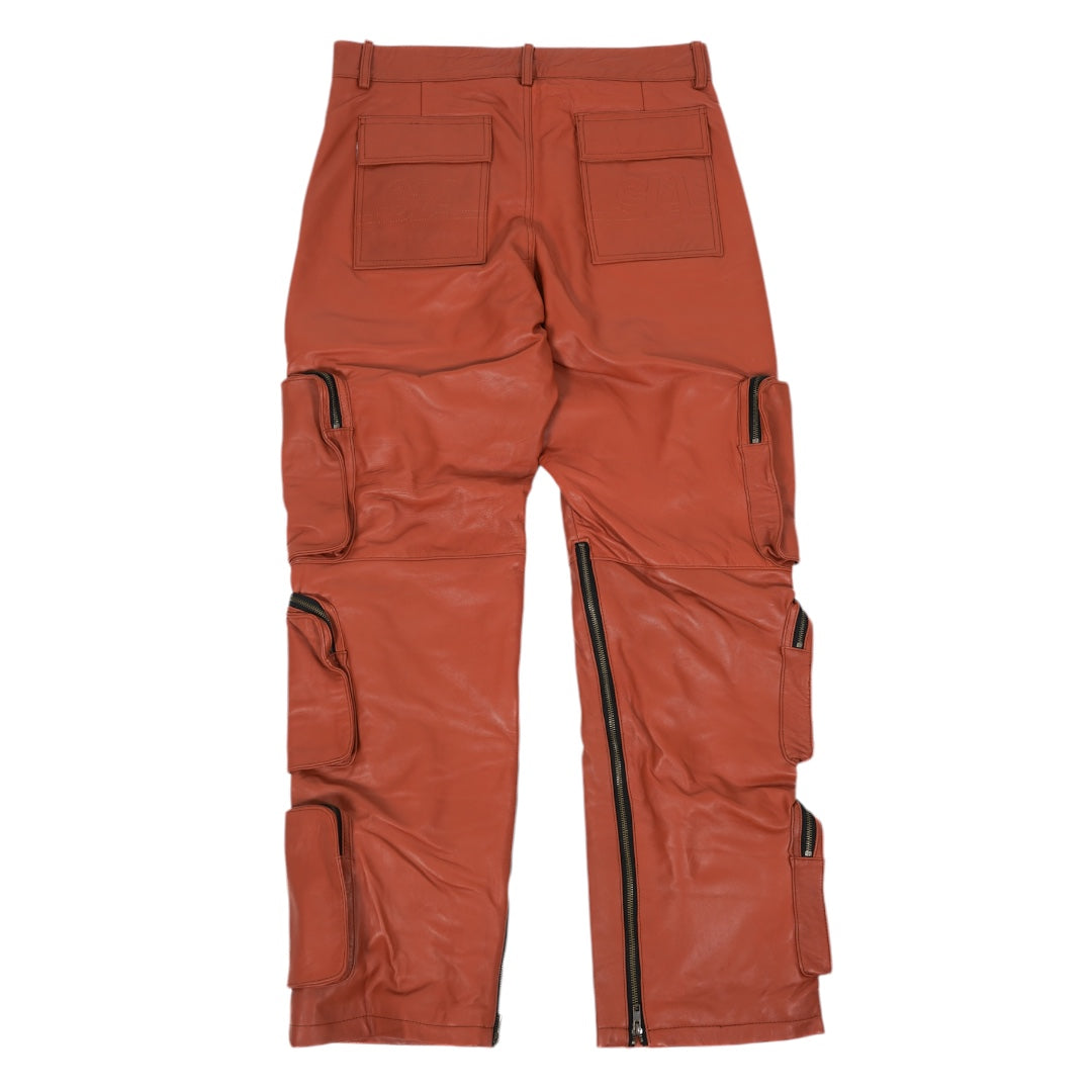 SIA "RUST" ULTIMATE LEATHER CARGO PANTS