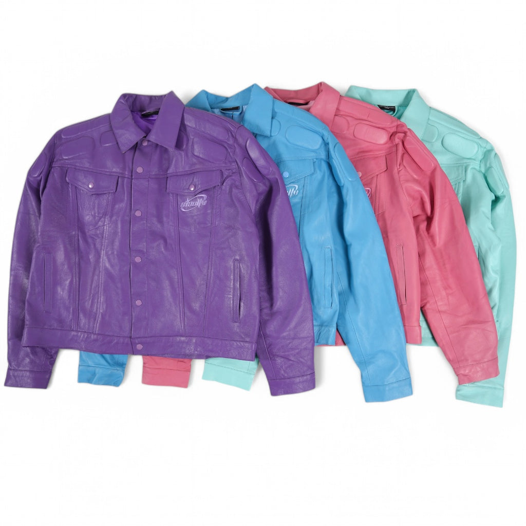 SIA "Y2K LEATHER PADDED JACKET”