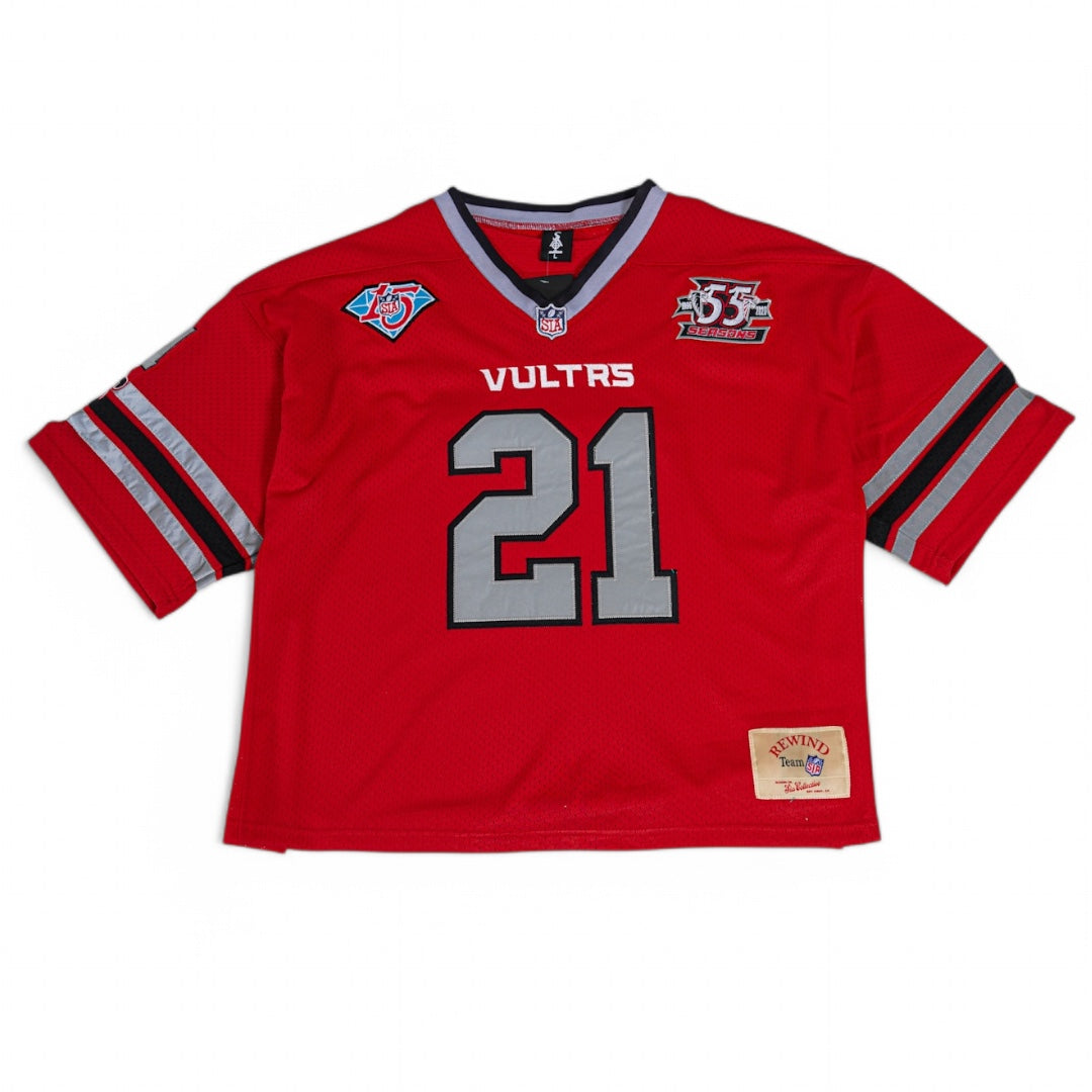 SIA VULTRS "RED PRIME 89” BOX CUT FOOTBALL JERSEY (BACK2SCHOOL)