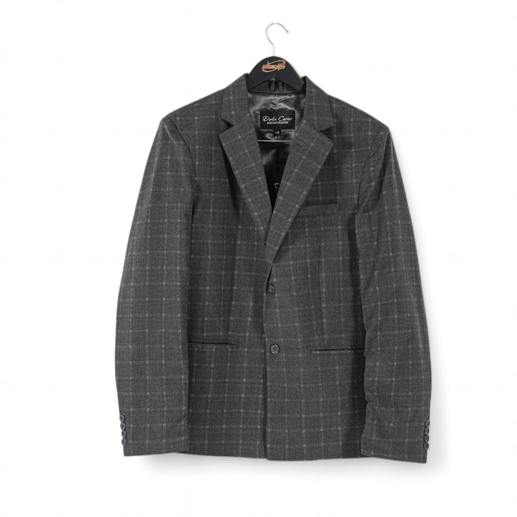 SIA "CHARCOAL MAROON" BLAZER