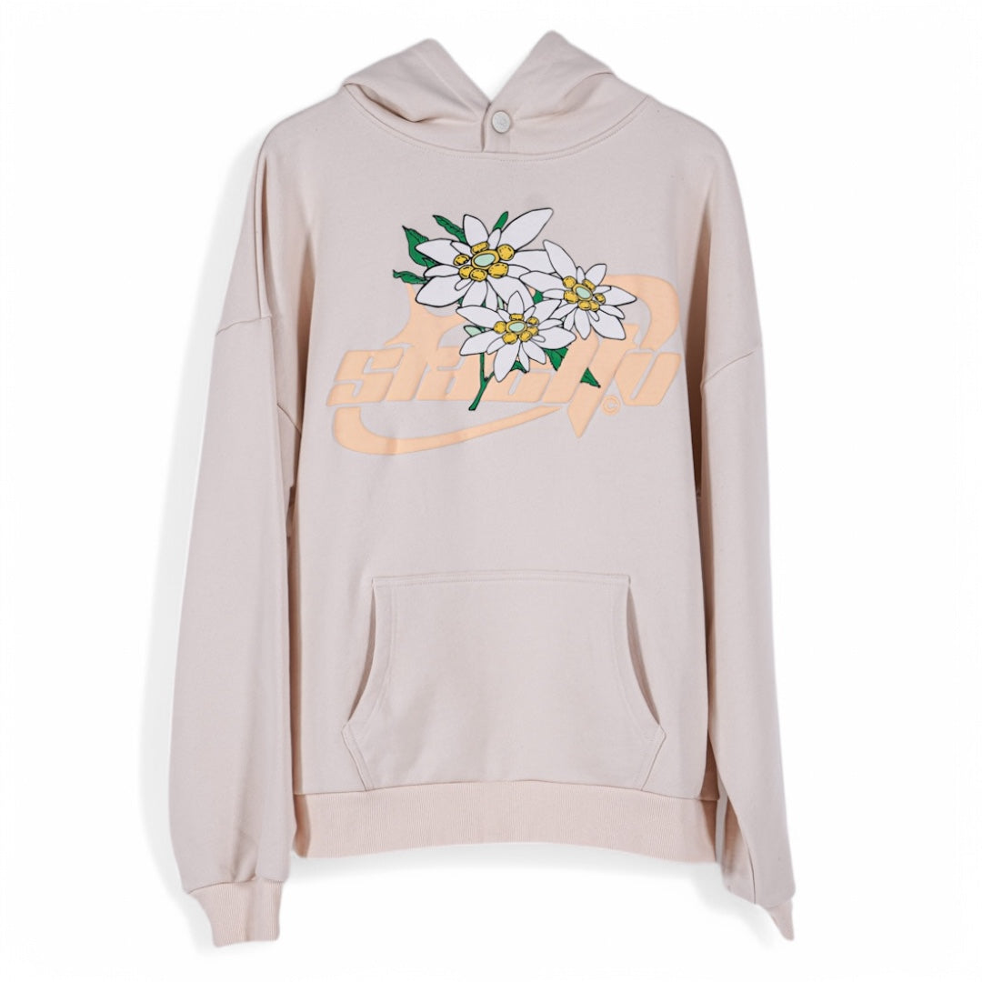 "EDELWEISS" PUFF PRINT FLOWER HOODIE (BACK2SCHOOL)