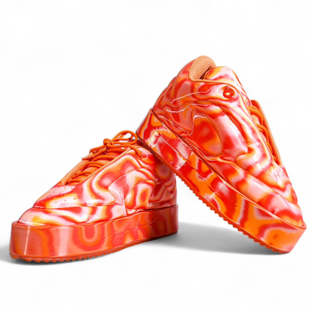 "ORANGE HAZE" PATENT LEATHER SUPACLOUD (BACK2SCHOOL)