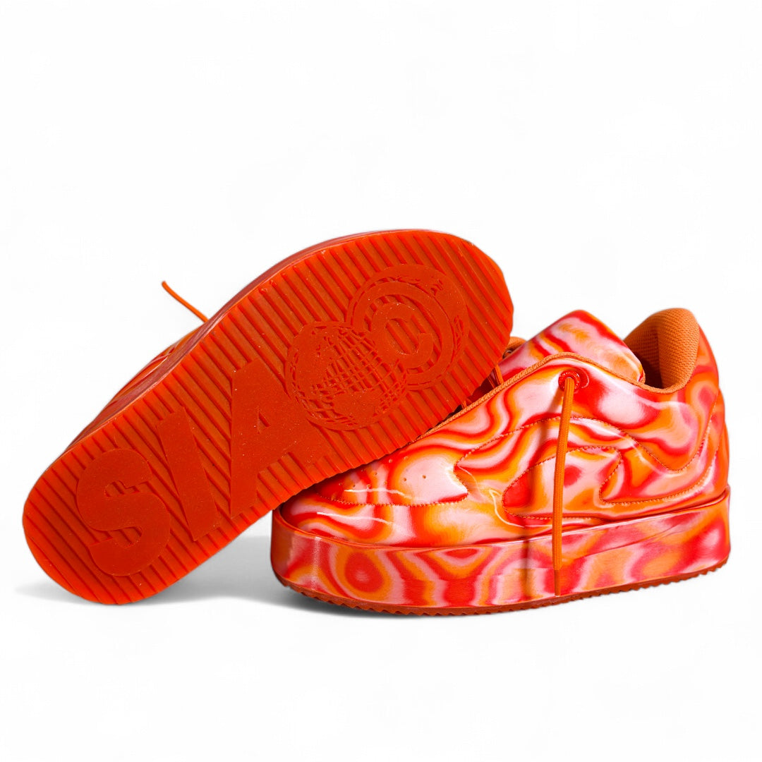 "ORANGE HAZE" PATENT LEATHER SUPACLOUD (BACK2SCHOOL)