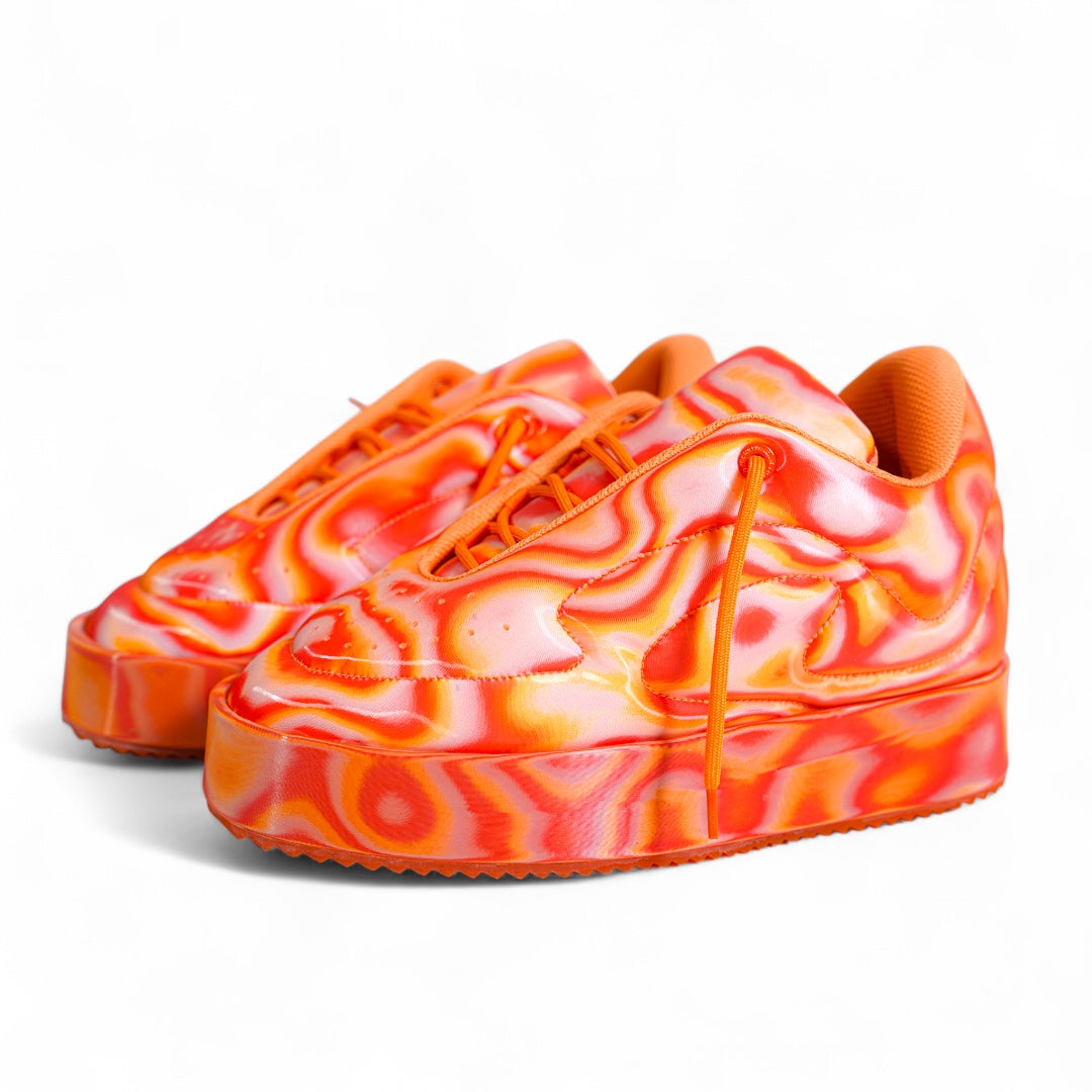 "ORANGE HAZE" PATENT LEATHER SUPACLOUD (BACK2SCHOOL)